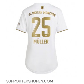 Bayern Munich Thomas Muller #25 Borta Matchtröja Dam 2022-23 Kortärmad